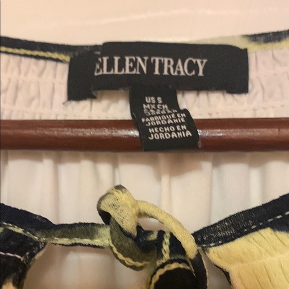 Ellen Tracy Women's Leopard Print Top - Yellow and Black - Picture 2 of 6